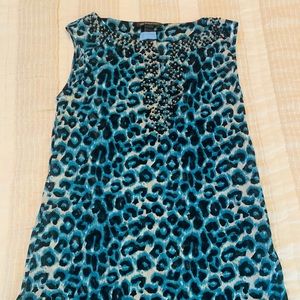 Inc. Leopard Print Tunic. Sz Large